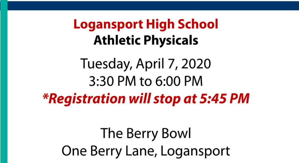 2020 Athletic Physicals