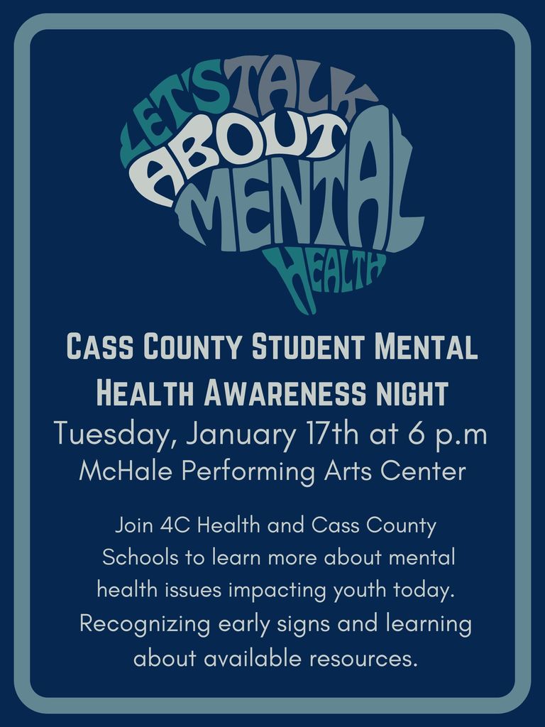 Cass County Student Mental Health Awareness Night​