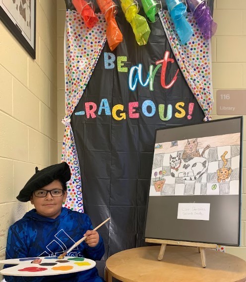 May Artist of the Month 2nd grade
